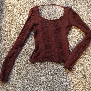 Cropped distressed sweater Urban Outfitters